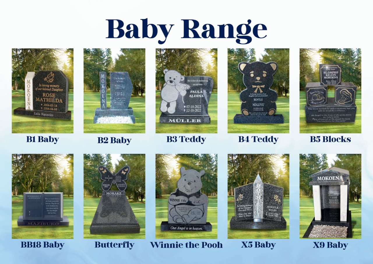 Baby Range Tombstones Sheet 2
